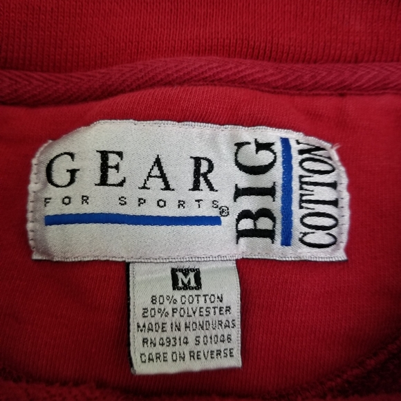 Vintage Mercedes Benz Embroidered Sweatshirt Red - Picture 3 of 8